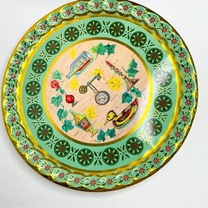 Vintage Midcentury Modern Beret Ware UK Cocktail Tin Tray In Excellent Condition